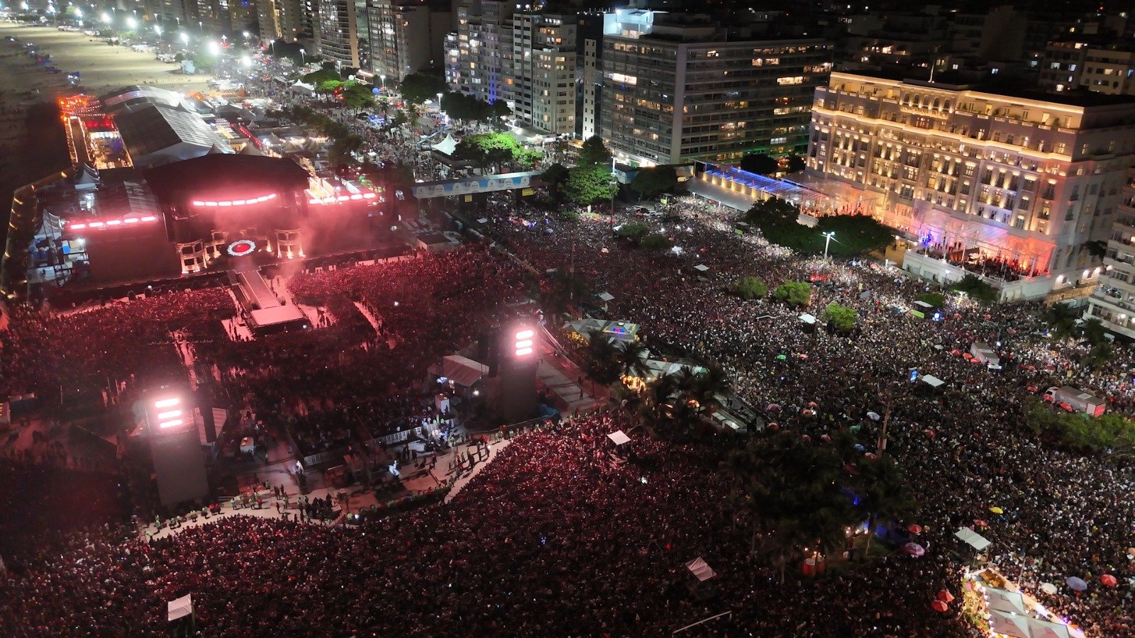 Estrutura montada pela Segurança Pública garantiu tranquilidade no show de Lady Gaga