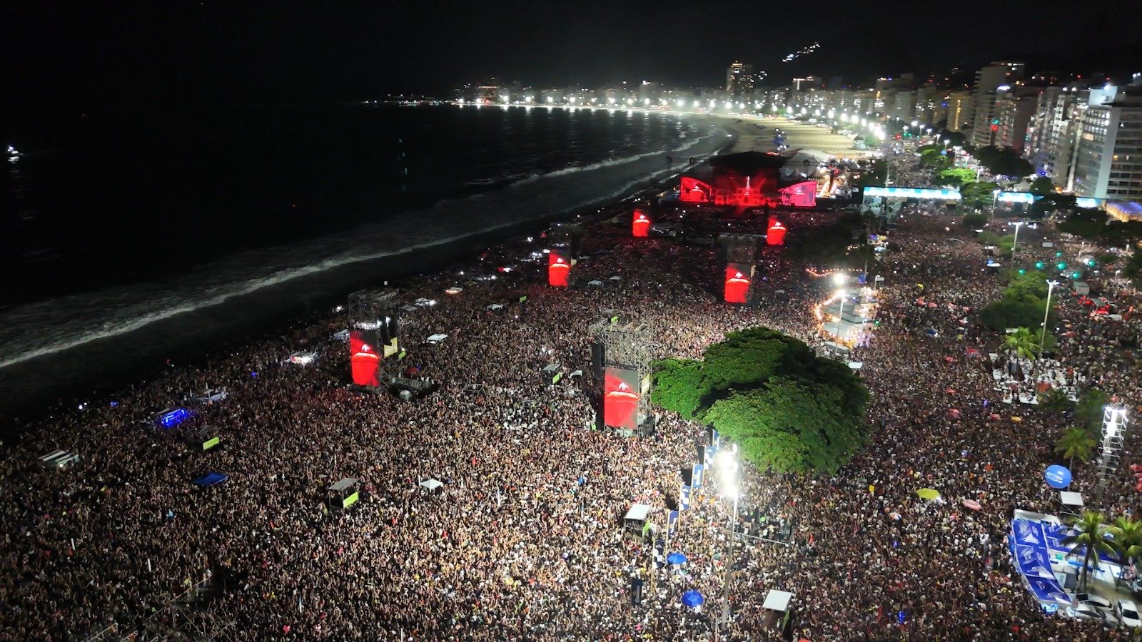 Médicos atendem 795 pessoas durante show de Lady Gaga, no Rio